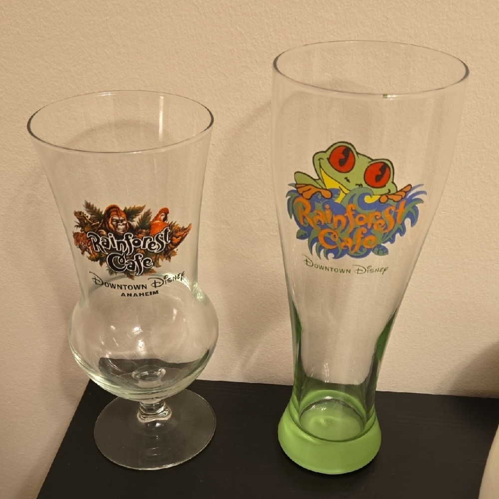 Rainforest Cafe Glasses (2)